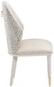 Michael Amini® Lisbon Silken Matte Cream Dining Side Chair-3