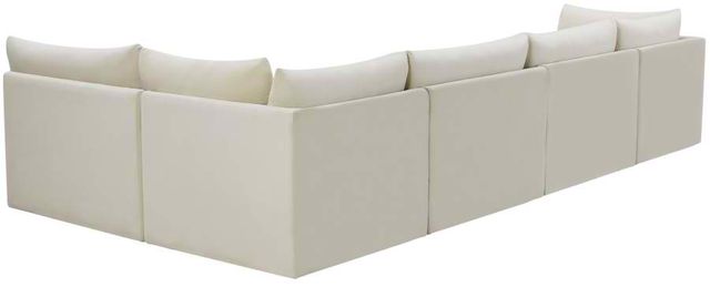 Meridian Furniture Jacob 5-Piece Cream 140" Modular Sectional-3