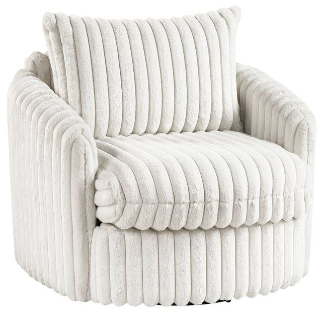 Homelegance® Tomball Beige Swivel Accent Chair-0