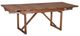 A & B Home Brown Wood Rectangular Outdoor Extension Dining Table-0
