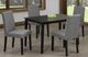 Titus Furniture Black 5 Piece Dining Set-0