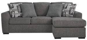 Signature Design by Ashley® Gardiner Pewter Chaise Sofa