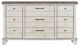 Steve Silver Co. Bear Creek Honey/White Smoke 66" Dresser-0