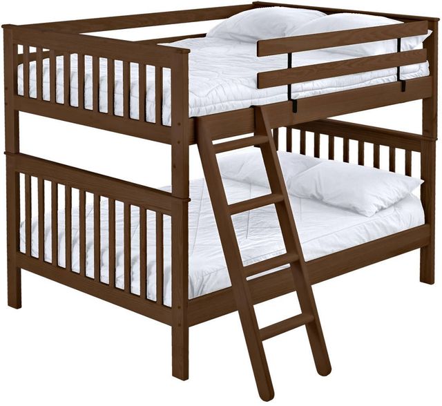 Crate Designs™ Furniture Brindle Full XL/Full XL Mission Bunk Bed-0