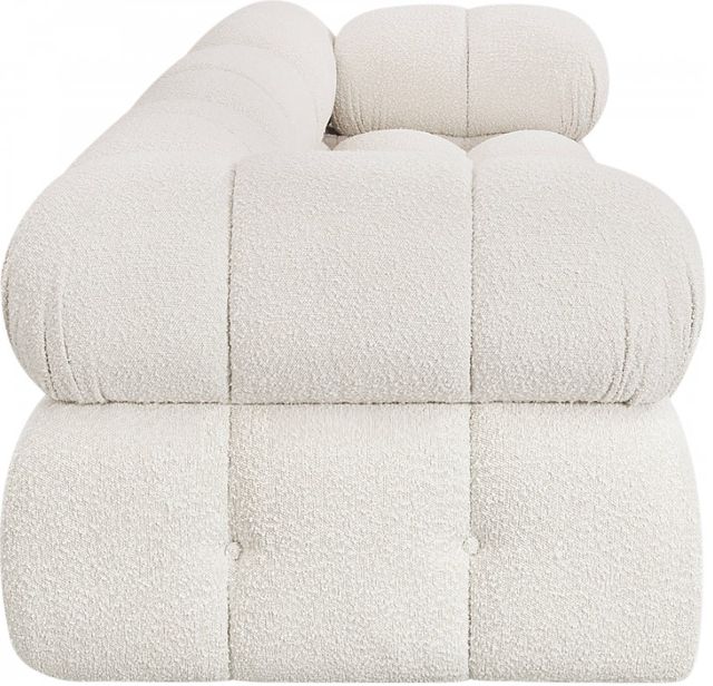 Meridian Furniture Ames 3-Piece Cream 102" Sofa-2
