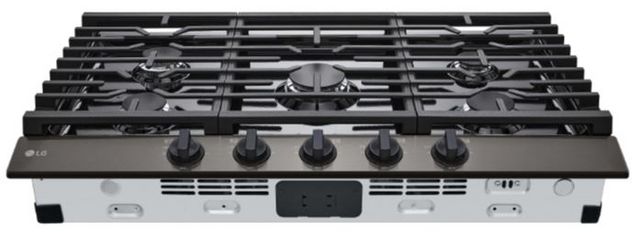 LG 36" Black Stainless Steel Gas Cooktop