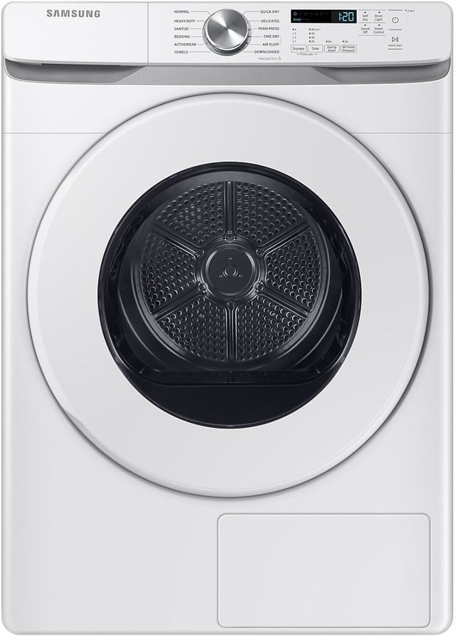 Samsung White Front Load Washer & Electric Dryer Laundry Pair-2