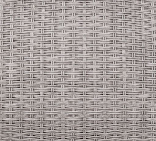 Signature Design by Ashley® Half Moon Beach Blue/Gray Fabric/Wicker Outdoor Swivel Lounge-4