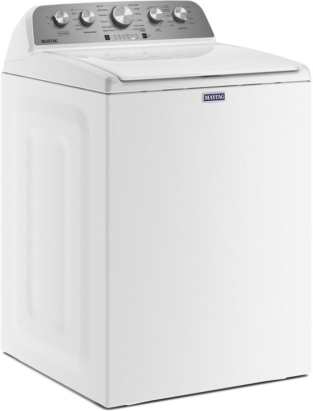 Maytag® 4.5 Cu. Ft. White Agitator Top Load Washer with Extra Power-2
