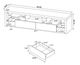 Coaster® Jude 3-Piece White Entertainment Center Set-4