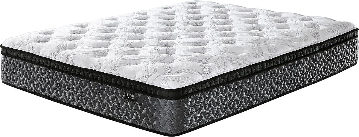 Sierra Sleep By Ashley Peak Hybrid Medium Euro Top Twin Mattress in a Box Hometown Furniture Penticton BC