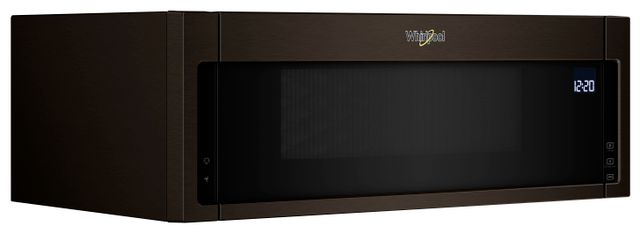 Whirlpool® 1.1 Cu. Ft. Black Stainless Over The Range Microwave-4