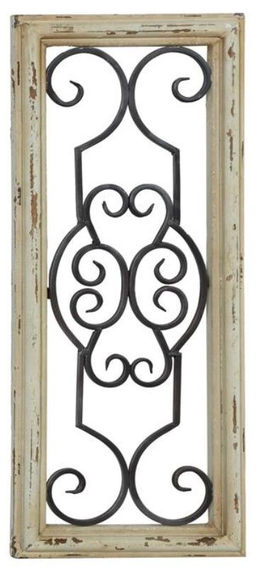 Deco Marche Scroll Small Wall Decor-1