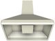 Vent-A-Hood® 42" Biscuit ARS Duct-Free Euro-Style Island Range Hood-2