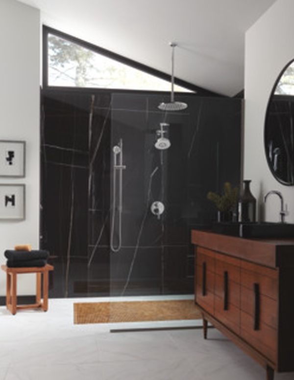 Brizo Odin® Polished Chrome Pressure Balance Valve with Integrated 6-Function Diverter Trim-2