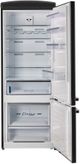 Unique Appliances Classic Retro 28" 17 Cu. Ft. Matte Black Counter Depth Bottom Freezer Refrigerator-5