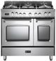 Verona® Prestige Series 36" Stainless Steel Pro Style Dual Fuel Range-0