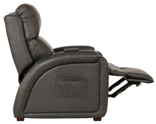 American Wholesale Furniture Reliever Gunmetal Power Recliner-1