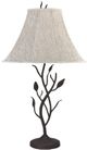 Cal® Lighting & Accessories Grey-White Table Lamp-0