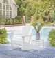 Signature Design by Ashley® Sundown Treasure White Outdoor Rocking Chair-4