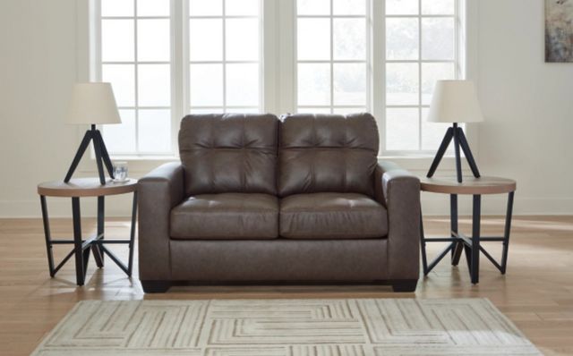 Benchcraft® Barlin Mills Umber Loveseat-5