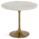 VIG Furniture Modrest Collins Gold/White Dining Table-0
