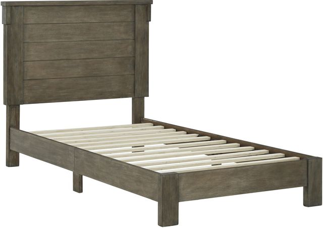 Signature Design by Ashley® Shamryn Grayish Brown Twin Panel Bed-1