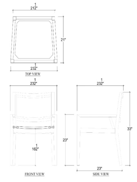 Bramble Customizable Sinclair Dining Chair-1