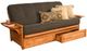 Kodiak Furniture Phoenix Linen Charcoal/Butternut Full Storage Futon with Mattress-0