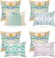 Laura Park Designs Calypso Multi-Colored 22 x 22 Throw Pillow-4