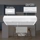 Broan-NuTone® GLA1 Series 30" White Under Cabinet Range Hood-4