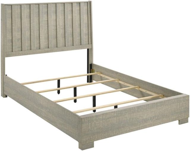 Coaster® Channing Rough Swan Grey Oak Queen Panel Bed-1