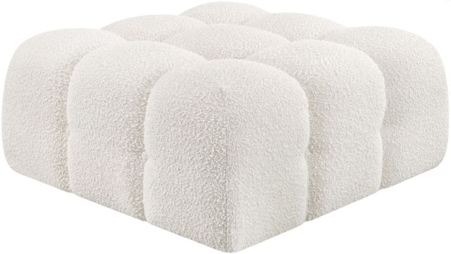 Meridian Furniture Ames Cream Ottoman-0