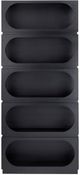 Crestview Ezra Black 5-Shelf Etagere-1