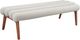 Moe's Home Collection Arlo Off White Bench-0