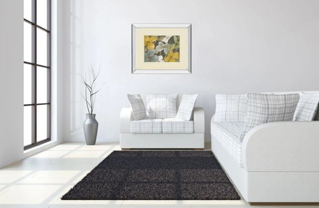 Classy Art Garden Party in Gray 2 by Lanie Loreth Mirror Framed Wall Art-3