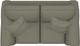 La-Z-Boy® Pembroke Mineral Loveseat with Brass Nailhead Trim-4