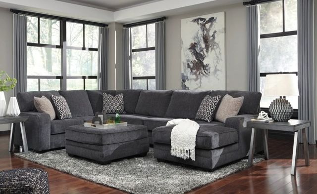 Benchcraft® Tracling 2-Piece Slate Living Room Set-3