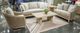 Signature Design by Ashley® Alden Peak Beige/Light Gray Fabric/Wicker/Wood Outdoor Loveseat with Cushion-1