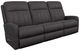 La-Z-Boy® Finley Chocolate Leather Manual Wall Reclining Sofa-0