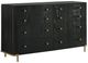 Coaster® Arini 5-Piece Black/Natural California King Bedroom Set-3