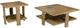 Coaster® Dawn 2-Piece Brown Occasional Table Set-0