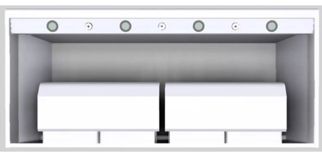 Vent-A-Hood® 54" White Wall Mounted Range Hood-3