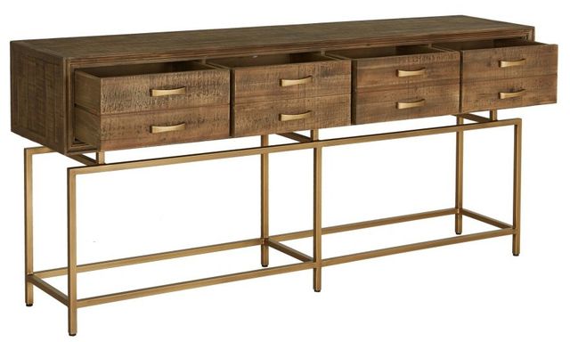 Moe's Home Collection Aristocrat Golden Brown Console Table-2