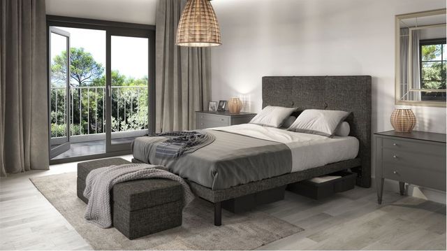 Beaudoin Reflexx Motion 59 13" King Platform Bed with 2 Drawers-2
