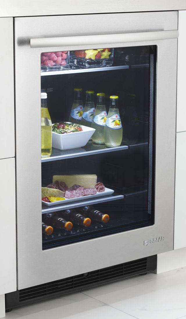 JennAir® 24" 5 Cu. Ft. Stainless Steel Under the Counter Refrigerator-1