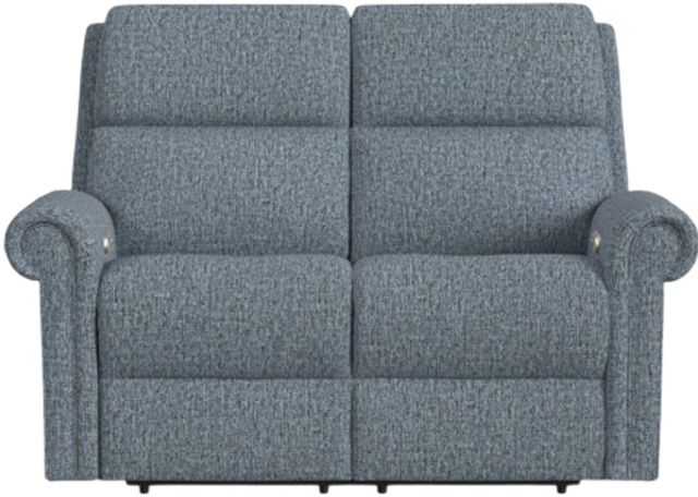 Flexsteel® Customizable Bernard 61"Fabric Power Reclining Loveseat with Headrest and Lumbar-3