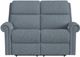 Flexsteel® Customizable Bernard 61"Fabric Power Reclining Loveseat with Headrest and Lumbar-3