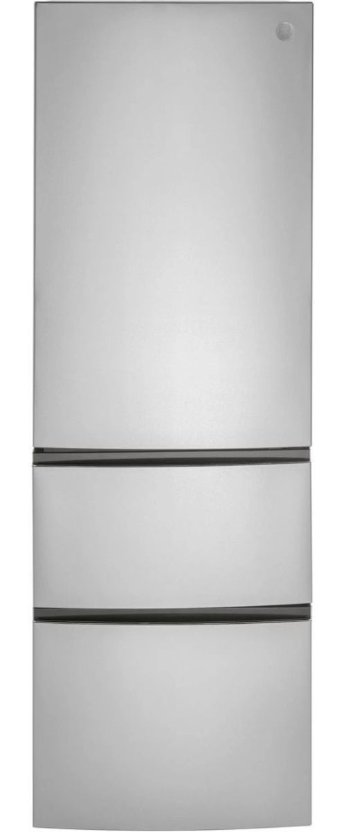 GE® 11.9 Cu. Ft. Stainless Steel Counter Depth Bottom Freezer Refrigerator-0