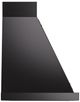 Ilve® Nostalgie II Noblesse 30" Glossy Black Wall Mounted Range Hood with Burnished Trim-2